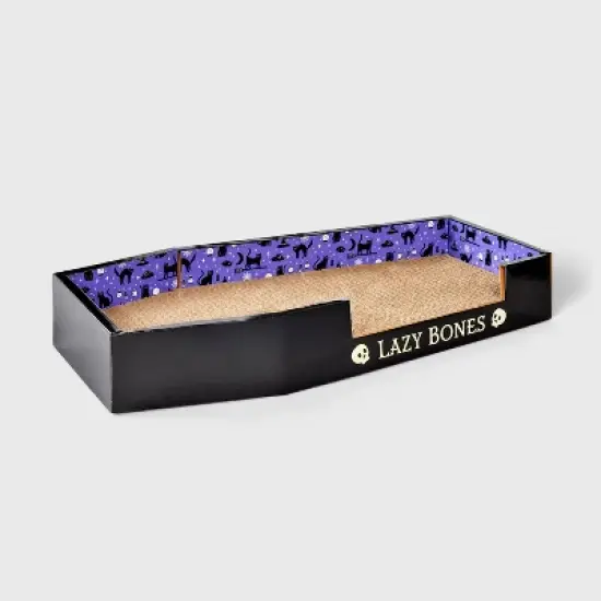 Lazy Bones Coffin Cat Scratcher Pad - 20" - Boots & Barkley&trade; image {2}