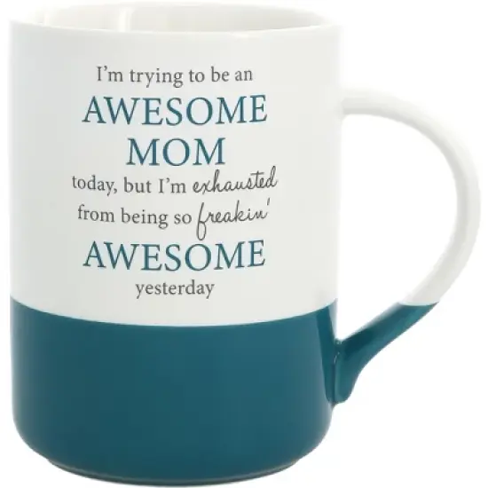 Pavilion Gift Company - Awesome Mom - 18 oz Mug - Drinkware image {8}