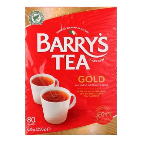 Barry's Tea Irish Gold Blend Tea - Case of 6/80 Bags image {1}