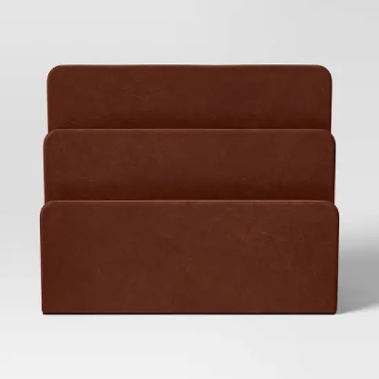 Faux Leather 2 Slot Letter Sorter -Threshold&trade; image {2}