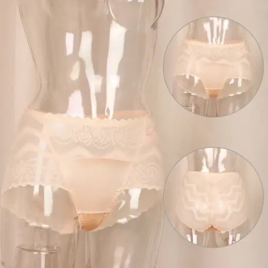 Agnes Orinda Women's Floral Laceback High Rise Solid Brief Stretchy Underwear image {1}