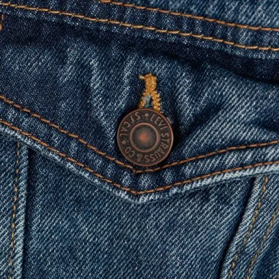 Levi's&reg; Boys' Denim Trucker Jacket - Bristol Medium Wash image {2}