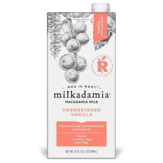 Milkadamia Non-Dairy Macademia Milk Shelf Stable image {5}