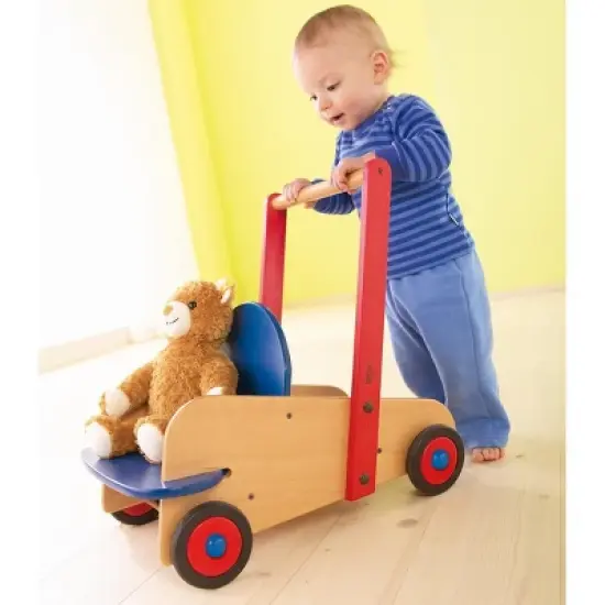 HABA Walker Wagon - First Push Toy with Seat & Storage image {4}