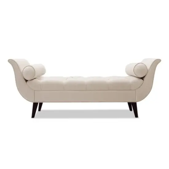 Jennifer Taylor Home Alma Tufted Flared Arm Entryway Bench image {10}