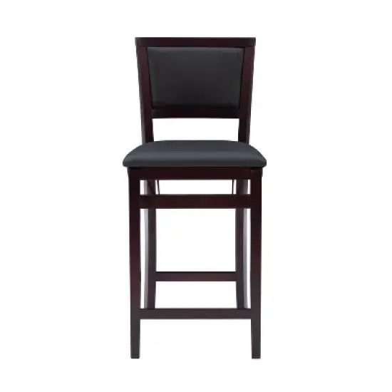 25" Torrin Folding Counter Height Barstool Espresso - Linon image {2}