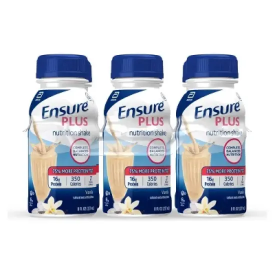 Ensure Plus Nutrition Shake - Vanilla - 6ct/48 fl oz image {10}