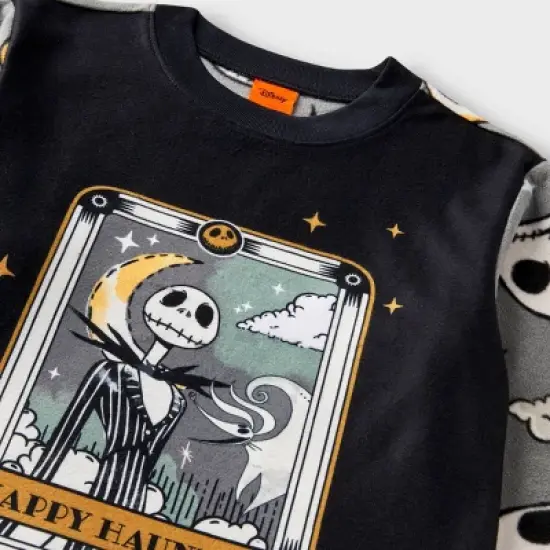 Kids' The Nightmare Before Christmas Jack Skellington 2pc Pajama Set - Gray image {2}
