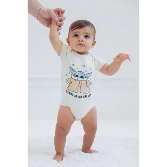 Star Wars C-3PO Chewbacca R2-D2 Baby 3 Pack Bodysuits Newborn to Infant image {3}