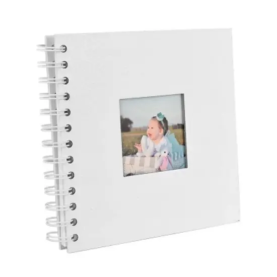 6 inch Baby Growth Album Kindergarten Graduation Album Children Paper Album(White) image {1}