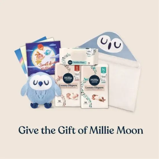 Millie Moon Luxury Disposable Diapers Gift Box - 20ct image {2}