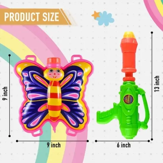 Toyrifik Water Blaster Backpack - Butterfly image {4}