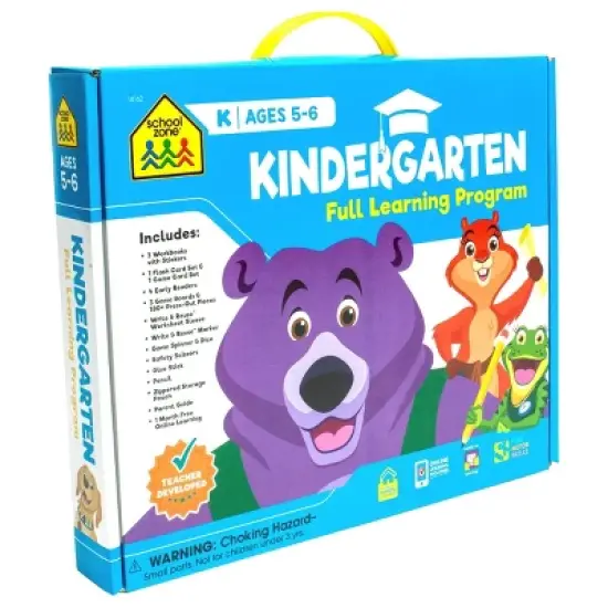School Zone Kindergarten Full Learning Program - (Paperback) image {2}