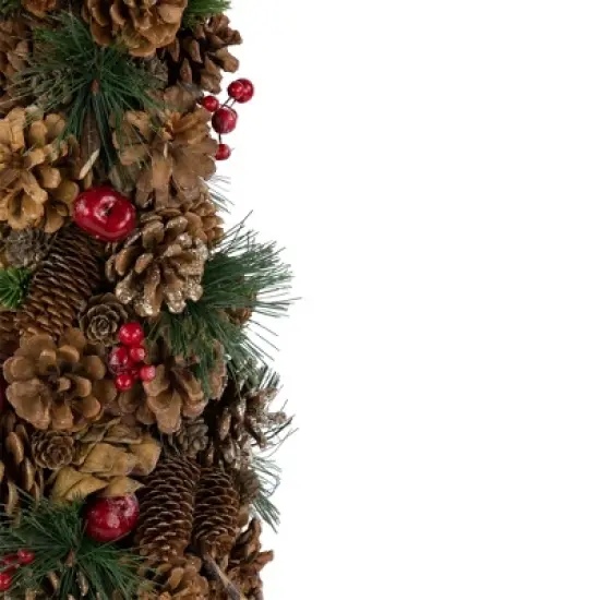 Northlight Pine Cone, Pine Needle and Berries Christmas Tree Decoration - 19" image {2}