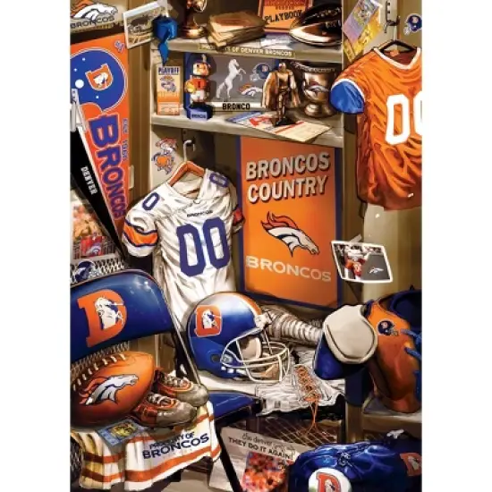 MasterPieces 500 Piece Puzzle - Denver Broncos Locker Room - 15"x21" image {2}
