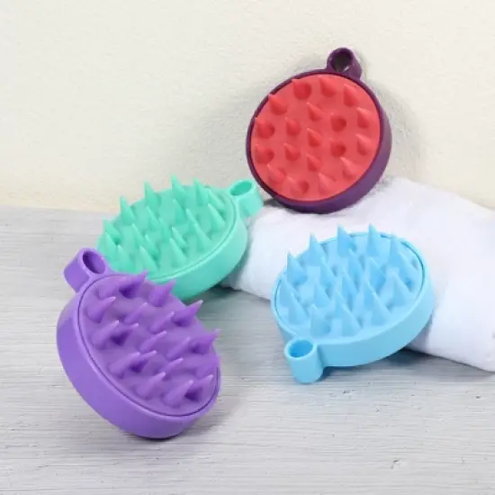 Unique Bargains Hair Scalp Massager Shampoo Brush 3.62"x3.07"x1.38" image {5}