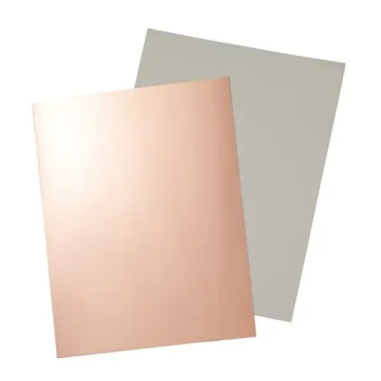 Genie Crafts 24-Sheet Rose Gold Foil Metallic Mirror Board Paper for Arts and Crafts, 8.5" x 11", 350 GSM image {5}