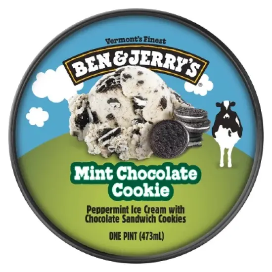 Ben & Jerry's Mint Chocolate Cookie Ice Cream - 16oz image {3}