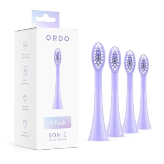 Ordo Sonic Brush Heads Pearl Violet Lavender - 4pk image {4}