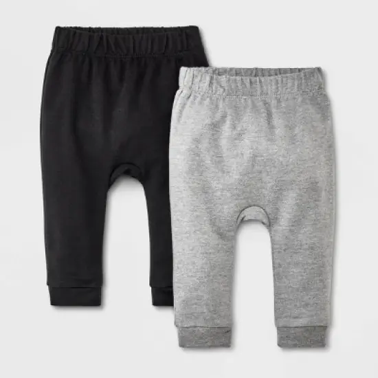 Baby 2pk Solid Jogger Pants - Cat & Jack&trade; image {3}