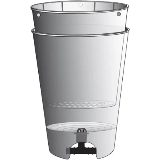 Active Aqua GFOE2 6 Pot 2-Gallon Hydroponic Grow Flow Expansion Kit System image {1}