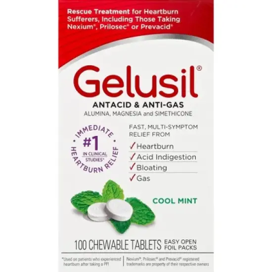 Gelusil Antacid & Anti-Gas 100 ea image {4}