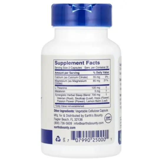 Earth's Bounty Sleep Perfect, 60 Capsules image {1}