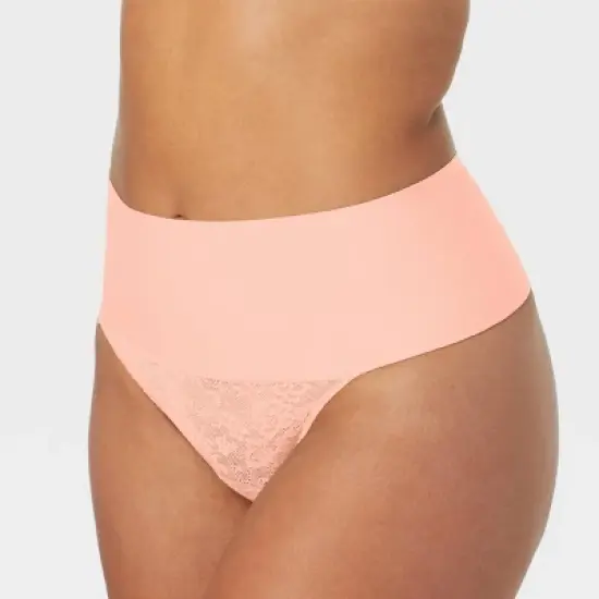 Maidenform Self Expressions Women's Tame Your Tummy Thong SE0049 image {3}