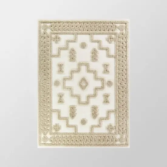 Outdoor Rug Tufted Geo Cream - Opalhouse&trade; image {5}
