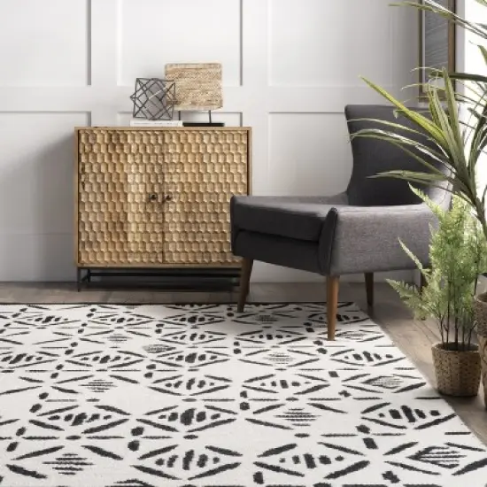 nuLOOM Kirsten Hand Loomed Global Wool Area Rug image {5}