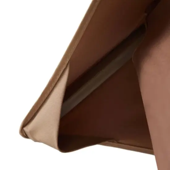 10' x 10' Outdoor Garden Gazebo with Skirts Tent Canopy Beige - Captiva Designs image {6}