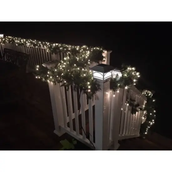 Maxsa Innovations Solar 4pk Post Cap and Deck Railing Lights image {5}