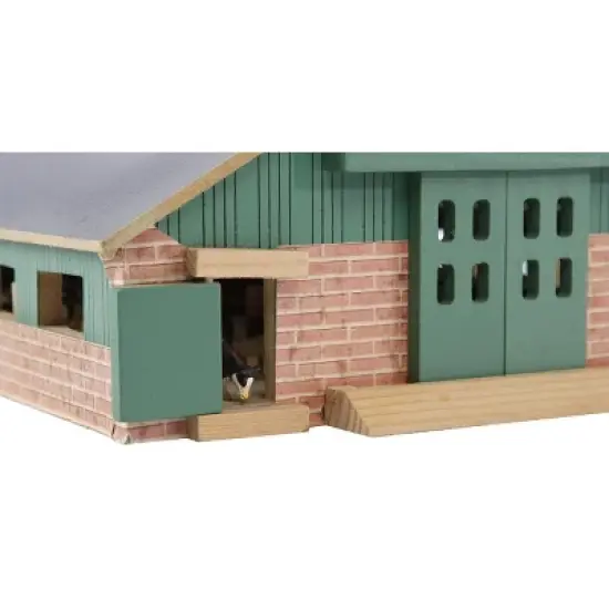 1/87 Deluxe Cattle Barn with Drive Thru Bay image {2}