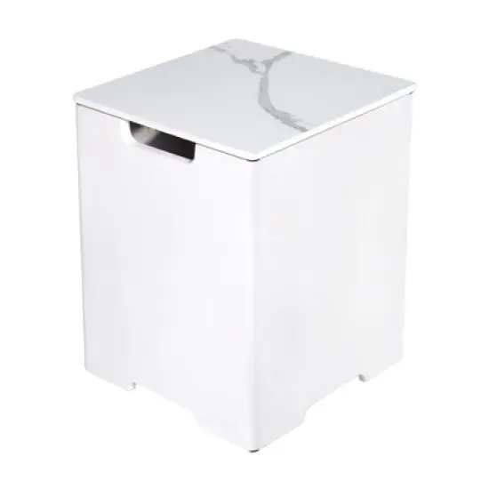 Elementi 15.9" Propane Tank Cover Concrete Hideaway Table for 20 lb Tank image {8}