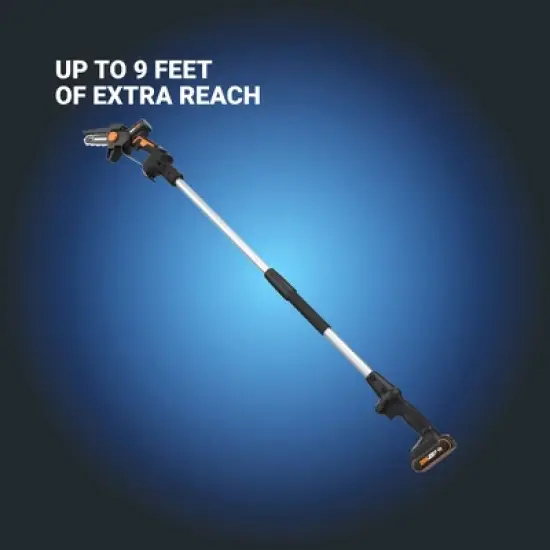 Worx Nitro WG325.1 20V Brushless 5" Pruning Saw with Extension Pole image {7}