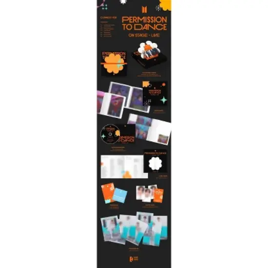 BTS - PERMISSION TO DANCE ON STAGE - LIVE (Target Exclusive, CD) image {1}