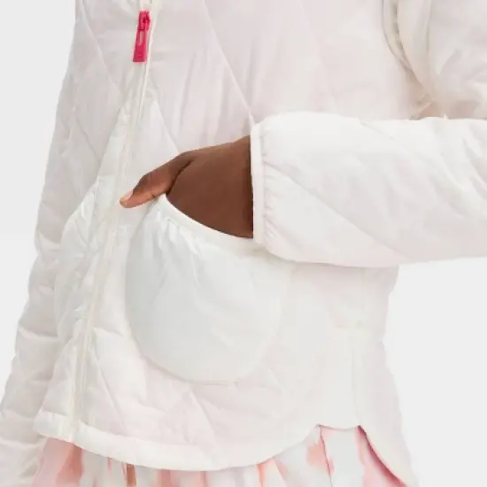 Girls' Solid Quilted Jacket - All in Motion&trade; image {2}