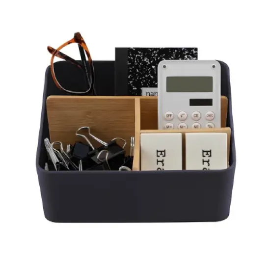 Thinkspace 4 Compartment Storage Black image {5}