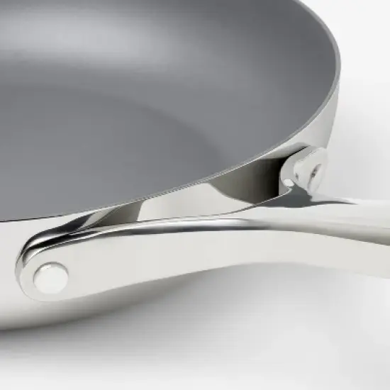 12pc Stainless Steel Nonstick Cookware Set Dark Gray - Figmint&trade;: Induction & Oven Safe, Dishwasher-Safe, 18 Pieces image {4}