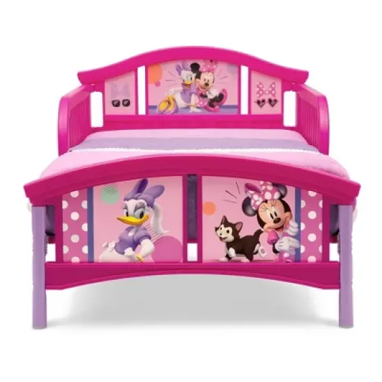 Delta Children Disney Minnie Mouse Plastic Toddler Bed image {6}