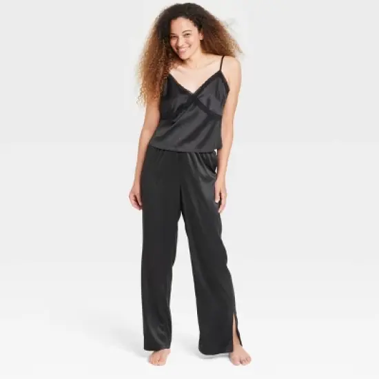 Women's Satin Pajama Pants - Colsie&trade; image {3}