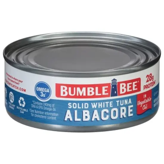 Bumble Bee Solid White Albacore Tuna in Vegetable Oil - 5oz image {5}