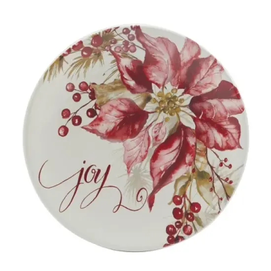 Certified International Set of 4 Winters Joy Assorted Dessert Plates image {4}
