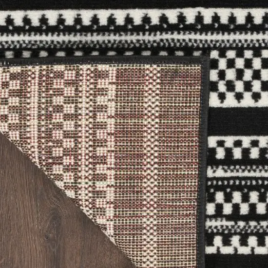 Nourison Grafix Abstract Striped Indoor Rug image {2}