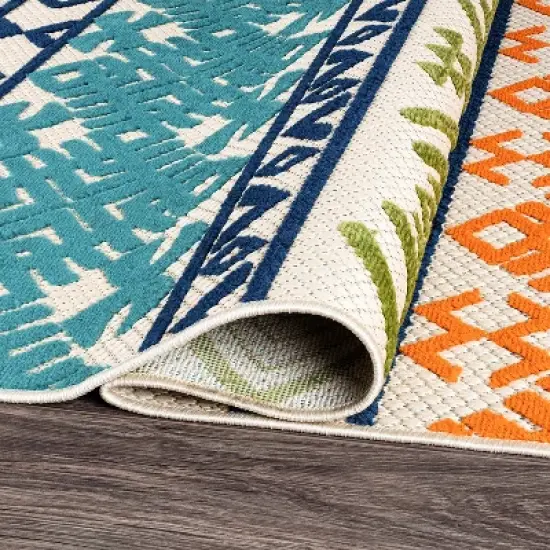 World Rug Gallery Vienna Bohemian Indoor/Outdoor Area Rug image {3}