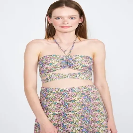 EMORY PARK Women's Cropped Halter Tops image {4}