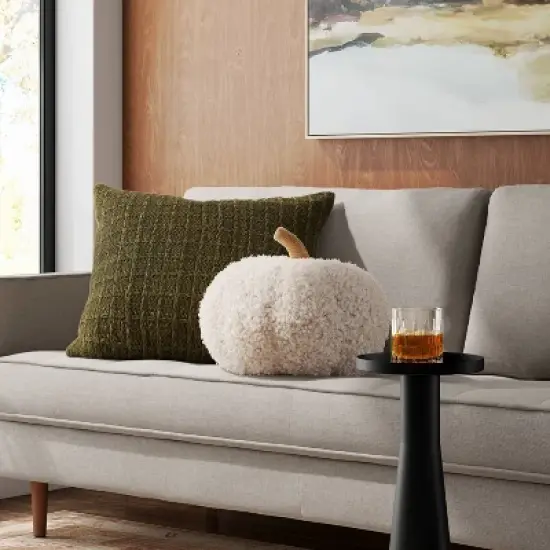 Teddy Boucle Shaped Pumpkin - Threshold&trade; image {1}