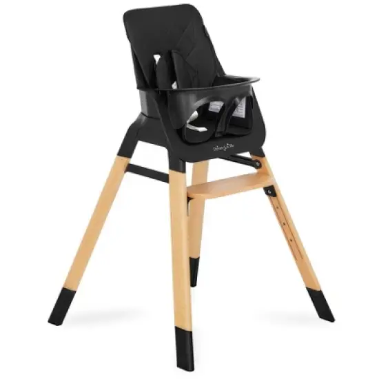 Dream On Me Nibble 2-in-1 wooden Highchair image {2}