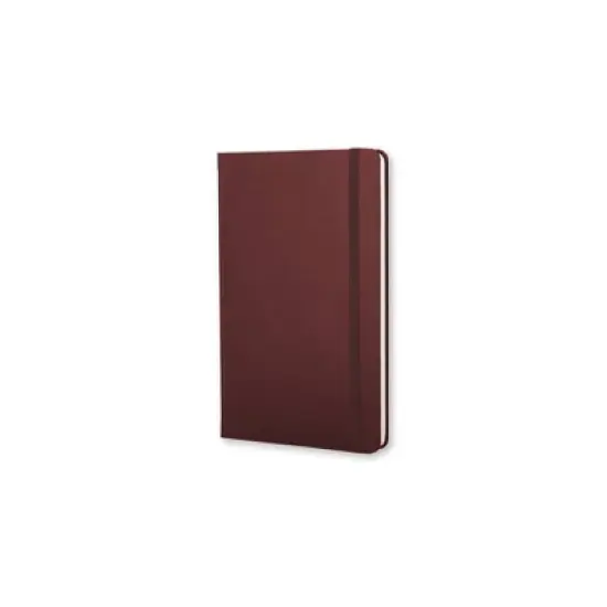 Moleskine 240pg Ruled Large Journal 8.32"x5.12" Classic Hardcover Amaranth Red: Acid-Free Paper, Elastic Closure, Pocket image {1}