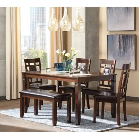 Bennox Dining Table Set Brown - Signature Design by Ashley image {3}